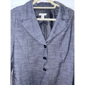 Charter club women’s blue blazer 3 button size 14